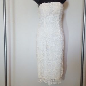 LuLu's | Ivory Croquet Knit Dress | Medium